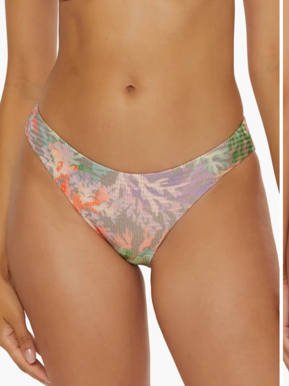 NWT BECCA Coral Reef Bikini Bottoms